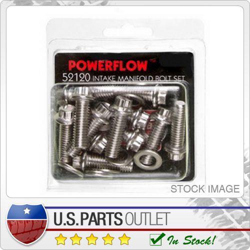 Professional products 52120 intake manifold bolt set 12 point stainless