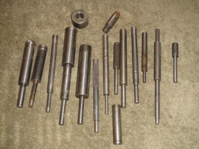Huge 15 lot valve guide drift / punch tool / drivers - snap on, matco, others??