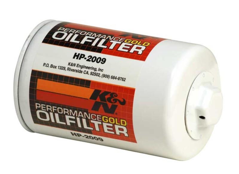K&n filters hp-2009 - performance gold; oil filter; h-5.14 in.; od-3 in.