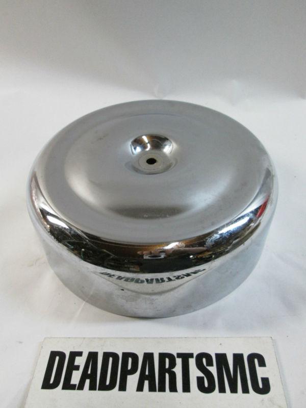 Harley mikuni 8 inch round high flow air filter cleaner cover br