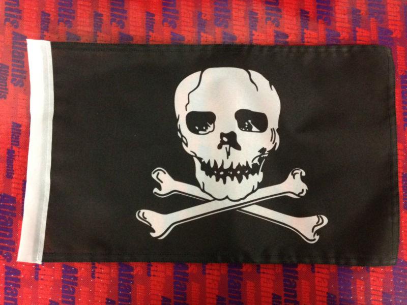 Pirate skull bones atv 4x4 racing glamis sand flag yamaha suzuki kawasaki honda 