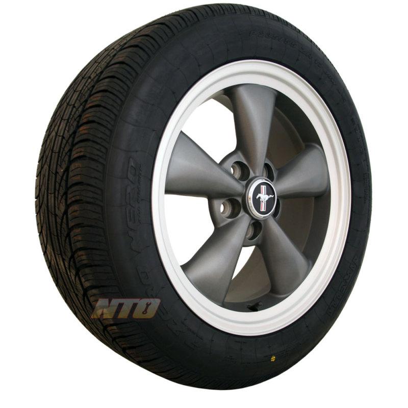 Gunmetal bullitt mustang gt wheels 05 06 07 08 09 w/pirelli pzeronerop235/55zr17