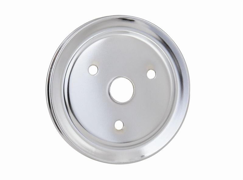 Mr. gasket 4972 chrome plated steel crankshaft pulley
