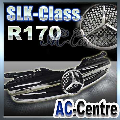 Mercedes benz slk class r170 sport front grille slk230 slk320 amg w170 98-04 blk