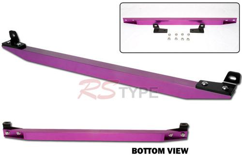 1990-2001 acura integra dc2 695mm aluminum rear lower tie bar purple