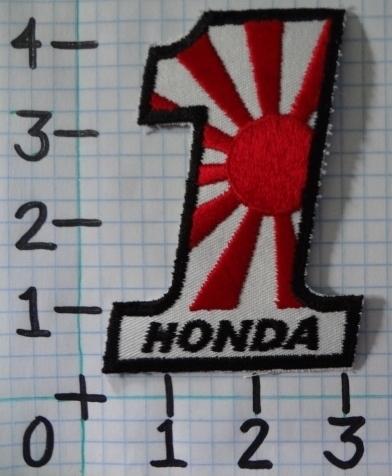 Vintage nos honda motorcycle patch from the 70's 014