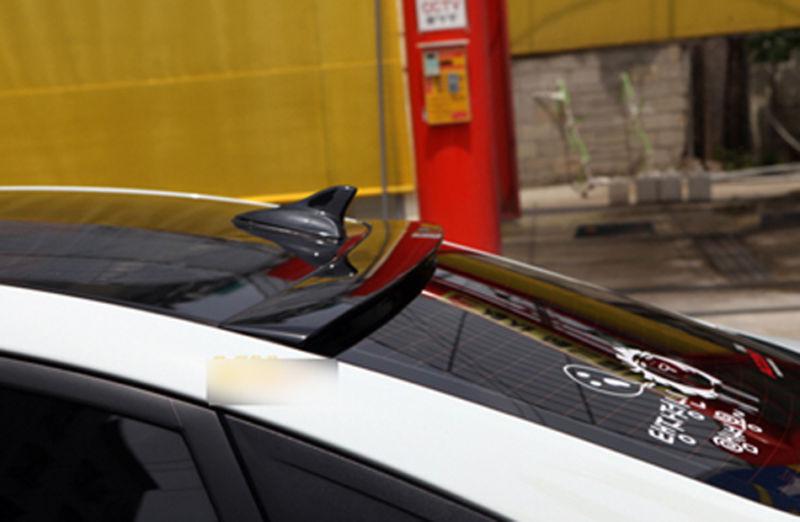 Painted rear glass wing spoiler for 2011,2012,2013  hyundai accent sedan