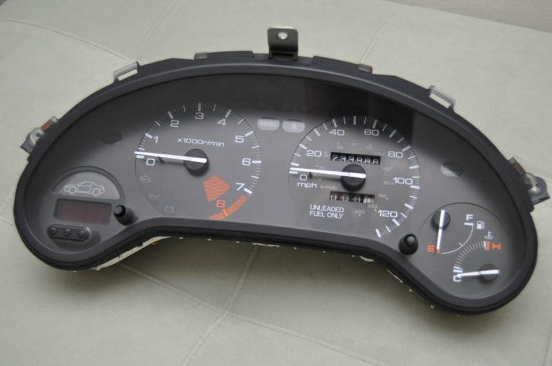 1993-1997 honda del sol  speedometer instrument cluster manual tranny 238k