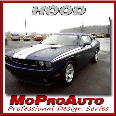 2009 challenger vinyl hood graphic decals stripes - pro grade 3m vinyl 979