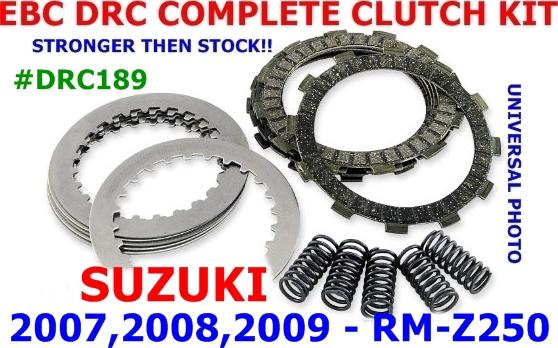 Ebc drc series clutch kit suzuki 2007,2008,2009 rm-z250  #drc189