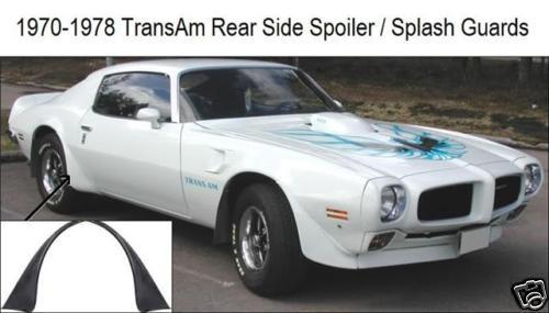 1970-78 trans am rear side spoilers set made in the usa