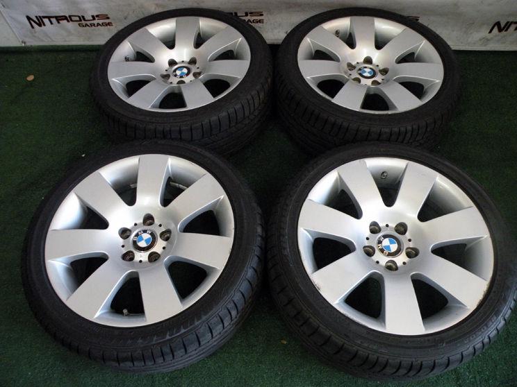 18" factory bmw 5 series wheels 525 528 530 535 545 550 tires e60 e61 oem sport