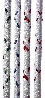 Sta-set x - 90' x 3/8" polyester double braid, red fleck new england