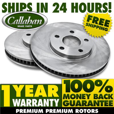 Front-premium callahan replacement blank balanced brake rotors 4wd 2wd pair