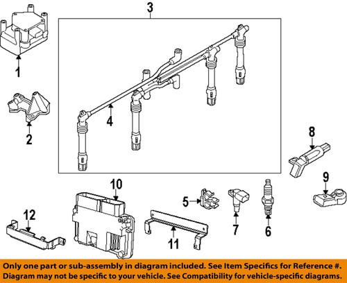 Volkswagen oem 06a905409l spark plug wire set/spark plug wire