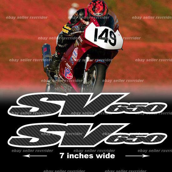 Sv650 sv 650 sticker decal for suzuki motorcycles