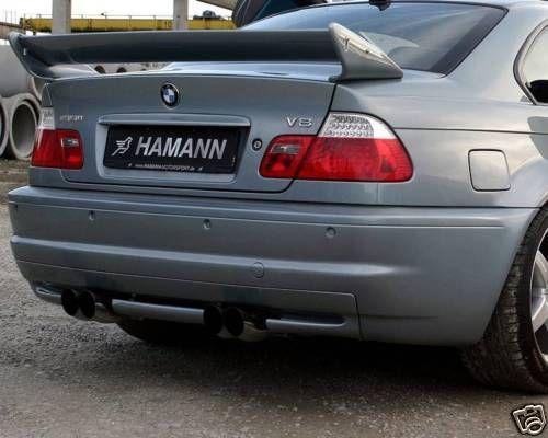 Genuine high quality hamann bmw e46 m3 10046166 rear center moulding