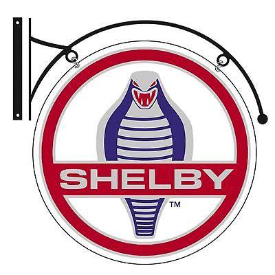 Ghh steel sign shelby cobra double-sided round 22.00" diameter
