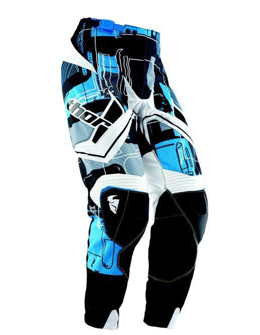 Thor 2013 flux circuit pants 28 blue black white