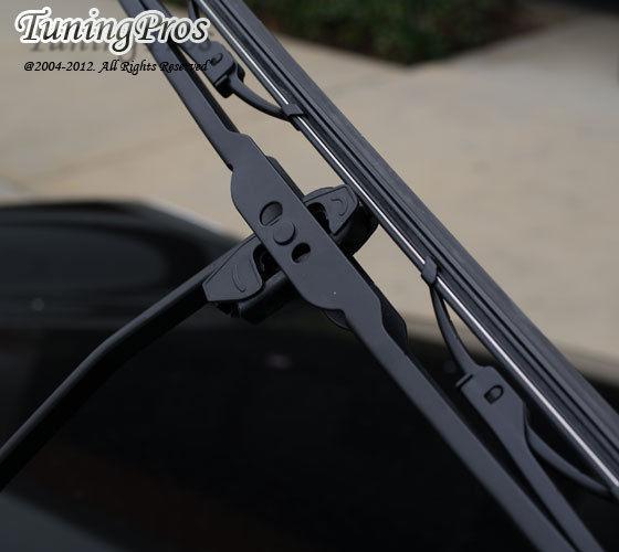 Oem metal frame windshield wiper blades 2 pc(24" inch driver 17" passenger side)