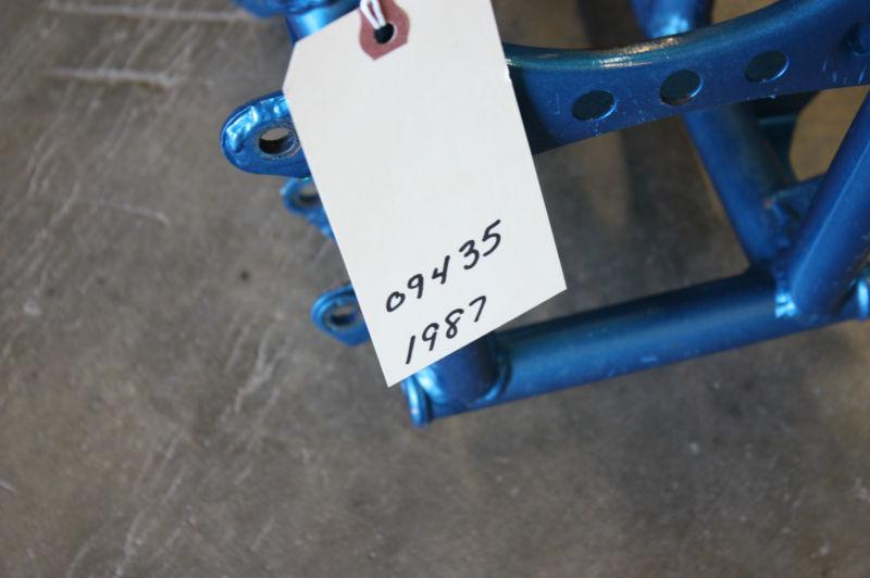 1987 YAMAHA BANSHEE Frame Straight BLUE J-Arm 1987-1990, US $79.99, image 3