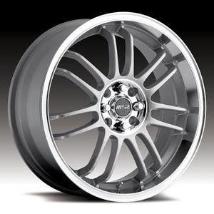 18" msr 086 5x100 & 225-40-18 tires corolla beetle legacy xd silver wheels rims