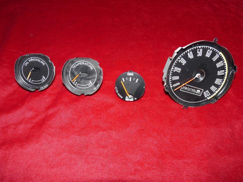 1968 ford mustang speedometer & gauges oil temperatrure fuel 