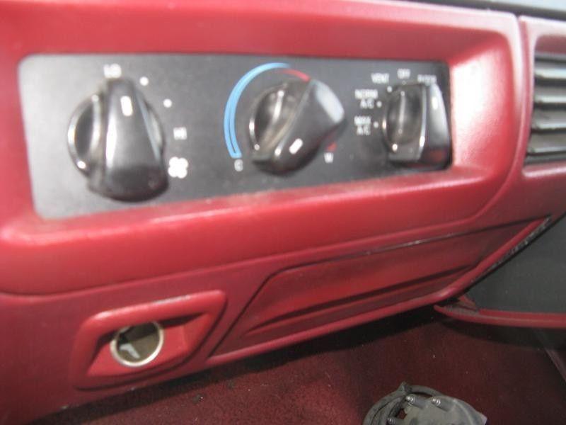 95 96 ford f150 ac heater hvac temperature climate control panel