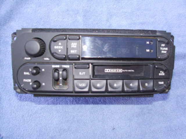 Chrysler am/fm/cassette digital radio from 2001 dodge intrepid  # p56038931ab