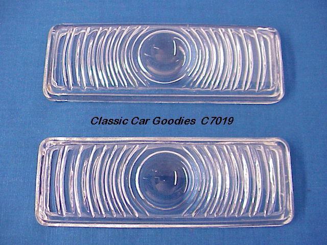 1950-1953 chevy truck glass park lens (2) new 1951 1952