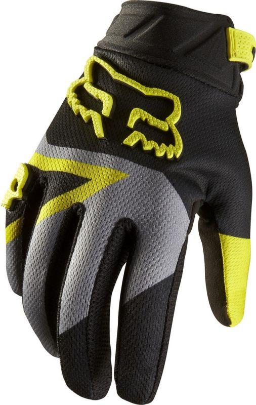 Fox racing youth 360 machina yellow gloves  2013 mx motocross