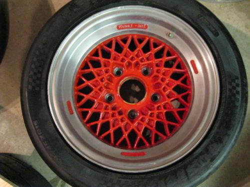 4 porsche 15 inch mahle - bbs wheels with hoosier a3s05 slicks