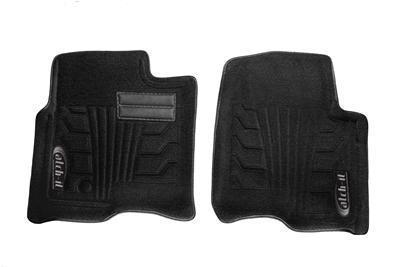 Nifty catch-it carpeted floor protectors mats  front black f-250 super duty