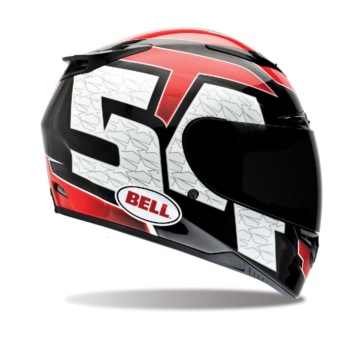 Free 2-day shipping bell rs-1 corsa black red xs-2xl motorcycle helmet