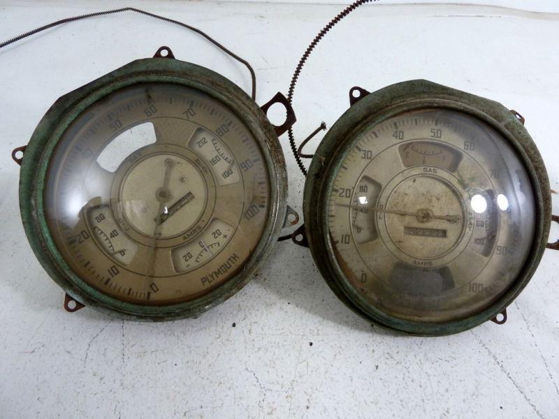 1936 plymouth speedometer