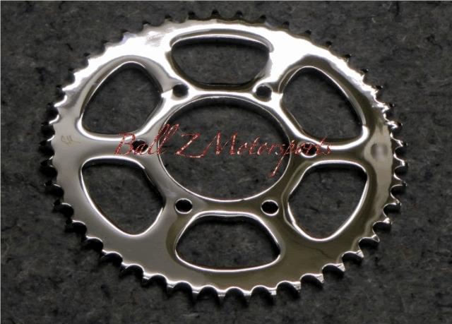Chrome steel 43t 43 th tooth 530 pitch rear sprocket for rc component wheels!!