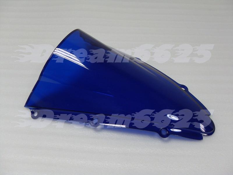 Windscreen windshield fit yamaha yzf 1000 r 1 r1 yzf-r1 2000 2001 00 01 d blue