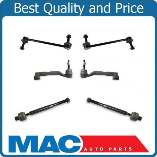 Fits for 05-10 awd 300 charger magnum inner &amp; outer tie rods sway bar links 6pc