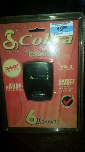 Cobra esd 6900 radar detector brand new