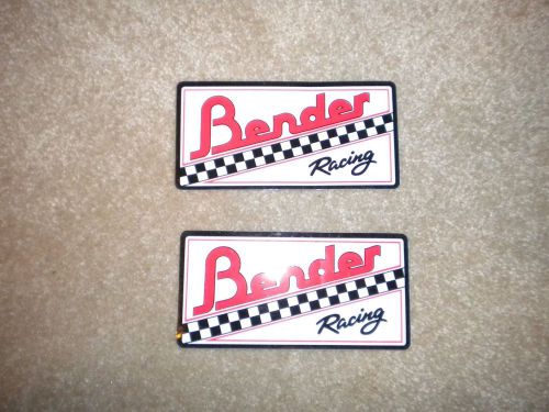 Yamaha snowmobile vintage bender racing decals set of two    srx vmax4 exciter