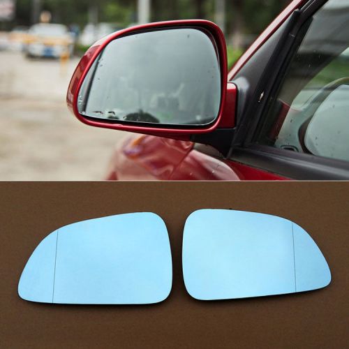 2pcs power heated w/turn signal side view mirror blue glasses for buick excelle
