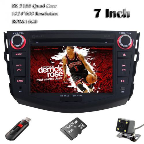 Quad core android 4.4.4 car dvd player for toyota rav4 2006-2012 gps navigation