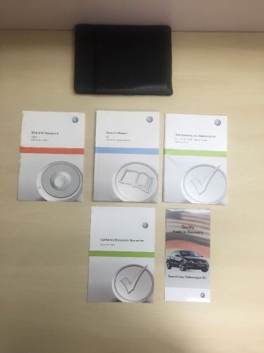 Volkswagen cc 2013  owners manual books w/case oem