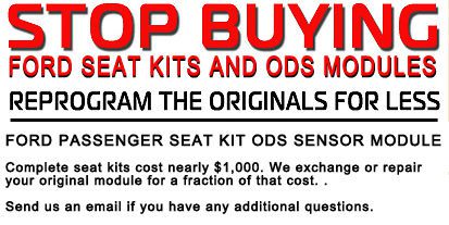 Ford passenger seat kit sensor module opds ods pps 8s4314b422af 8s43-14b321-af