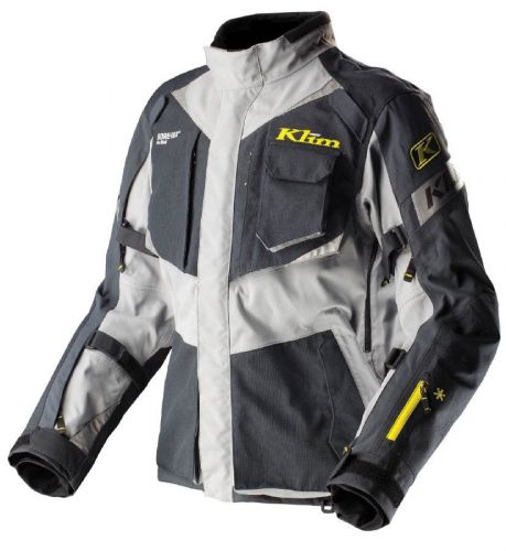 New klim gore-tex badlands pro waterproof motorcycle jacket gray small