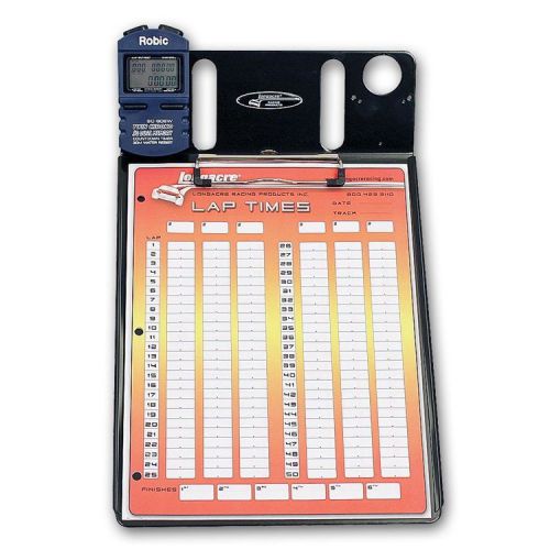 Longacre 22319 1 car stopwatch clipboard w/ robic sc 606w