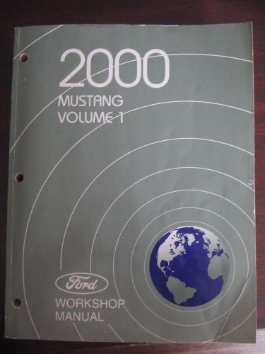 2000 ford mustang workshop manual volume 1