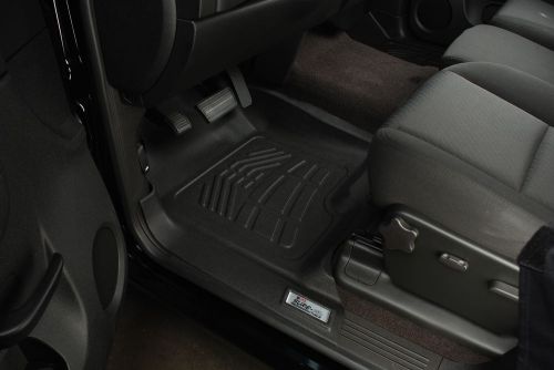 Front row floor mats in black for 2014 chevy silverado extended cab 2500/3500