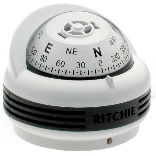 Ritchie tr-33w trek compass - surface mount - white