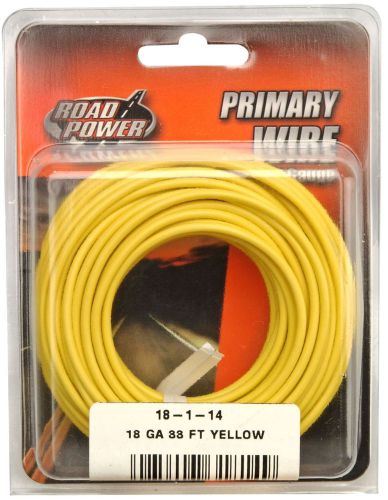Road power 55843833 primary electrical wire, 18 guage, 33&#039;, yell